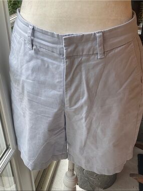 Matty M Light Bluish-Gray Casual Shorts